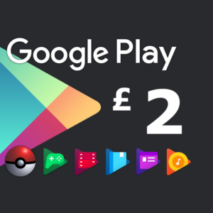 Google Play GBP 2 Gift Card UK