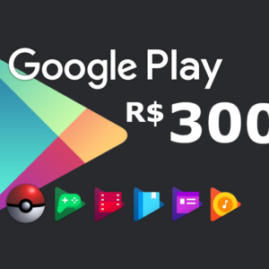 Google Play BRL 300 Gift Card BR