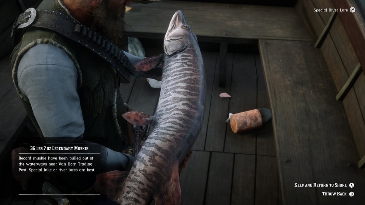 TuniGamers – Maskinongé Red Dead Redemption 2 : Où pêcher ce poisson légendaire ?