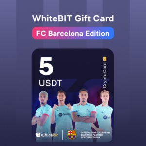 WhiteBIT - FC Barcelona Edition - 5 USDT Voucher