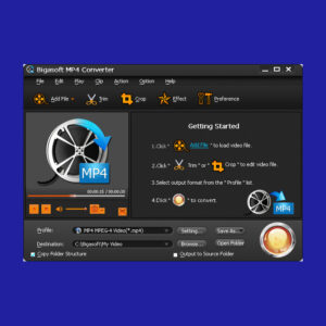 Bigasoft MP4 Converter PC CD Key