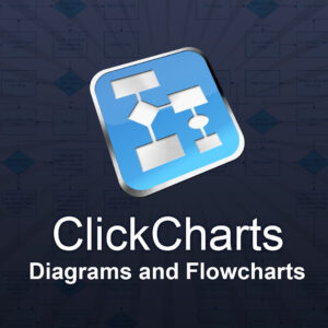 NCH: ClickCharts Diagram and Flowchart Key for Mac (Lifetime / 1 Device)