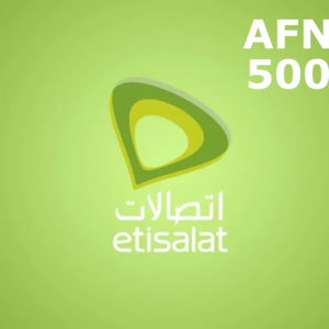 Etisalat 500 AFN Mobile Top-up AF