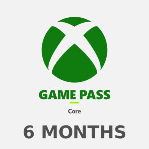 XBOX Game Pass Core 6 Months Subscription Card BR