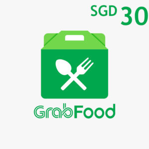 Grab Food S$30 Gift Card SG
