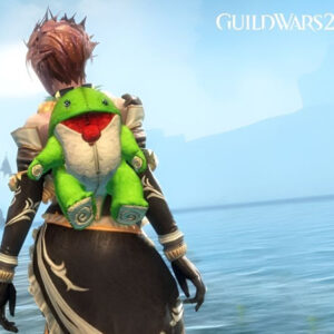 Guild Wars 2 - Green Plush Quaggan Backpack Cover DLC Arena.Net CD Key