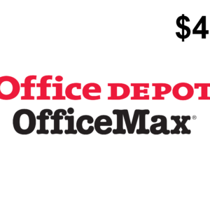 Office Depot $4 Gift Card US
