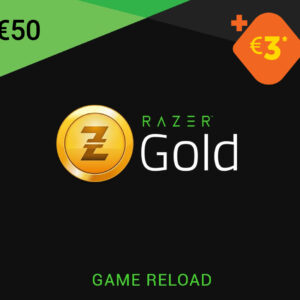 RAZER GOLD €50 + €3 BONUS EU