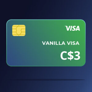 Vanilla VISA C$3 CA
