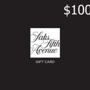 Saks Fifth Avenue $100 Gift Card US