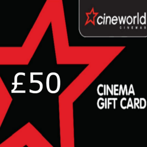 Cineworld Cinema £50 Gift Card UK