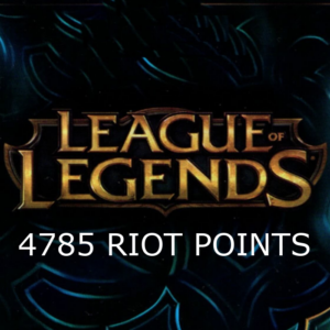 League of Legends 4785 RP Prepaid Card TR
