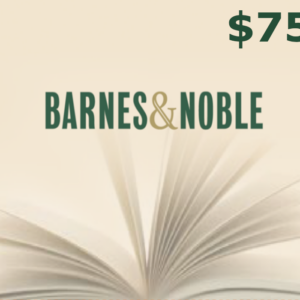 Barnes and Noble $75 Gift Card US