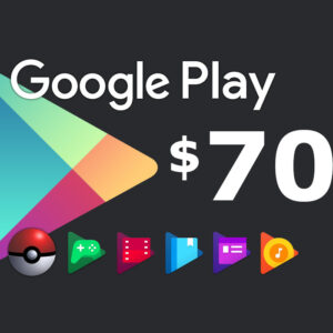 Google Play USD 70 Gift Card US