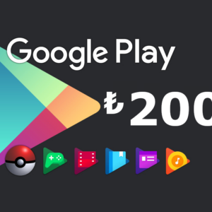 Google Play ₺200 TR Gift Card
