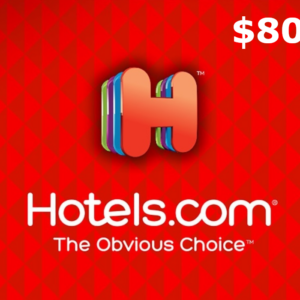 Hotels.com $80 Gift Card US