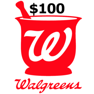 Walgreens $100 Gift Card US
