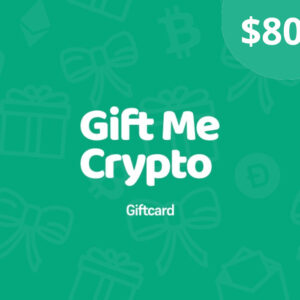 Gift Me Crypto $80 Gift Card