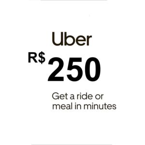 Uber R$250 BR Gift Card