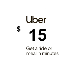 Uber $15 US Gift Card