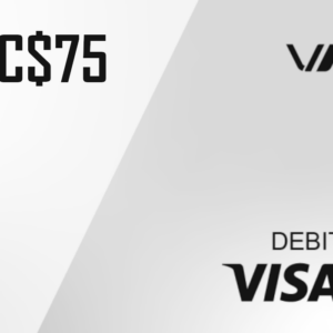 Virtual Visa C$75 Gift Card