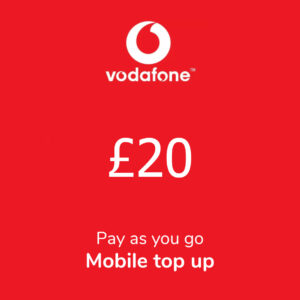 Vodafone PIN £20 Gift Card UK