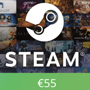 Steam Wallet Card €55 EU Activation Code