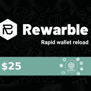 Rewarble ChatGPT $25 Gift Card US