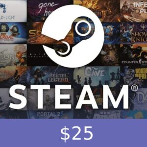 Steam Gift Card $25 CAD Global Activation Code